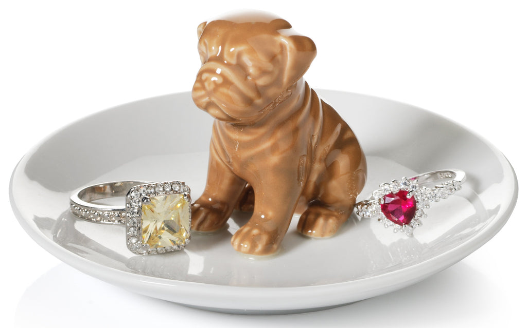 French bulldog deals ring holder