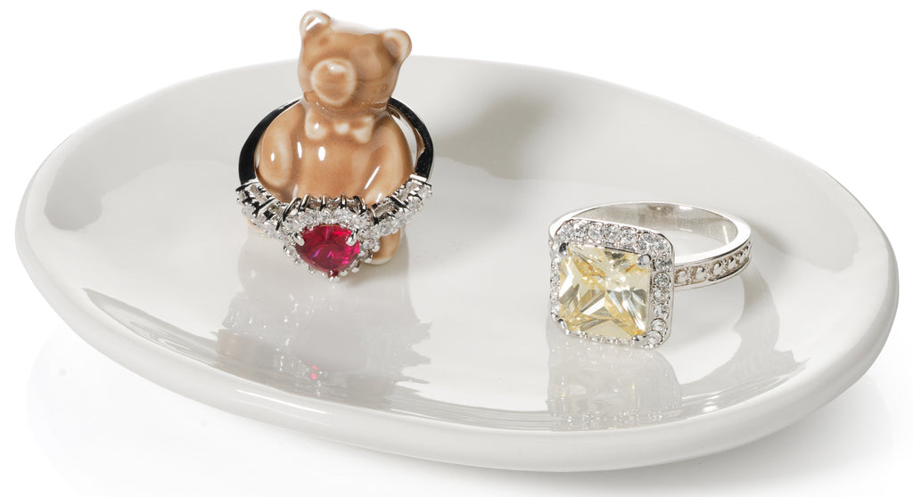 14KT Yellow Gold Childrens Teddy Bear Ring; Size 5 – Daniels Jewelers