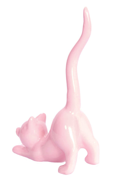 Pink Cat Ring Holder