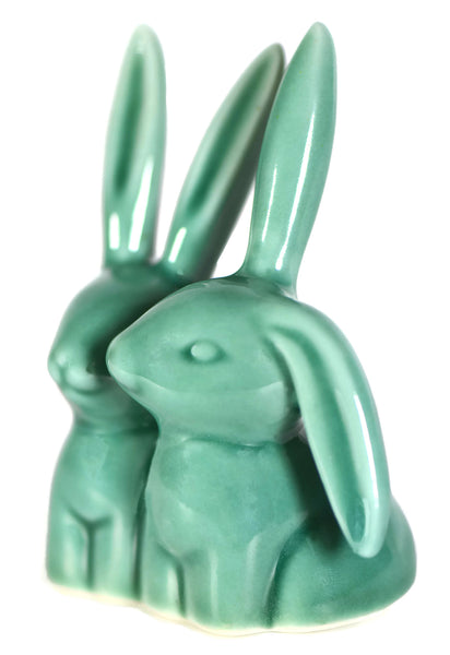 Teal Bunny Rabbit Ring Holder