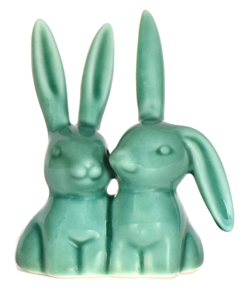 Teal Bunny Rabbit Ring Holder