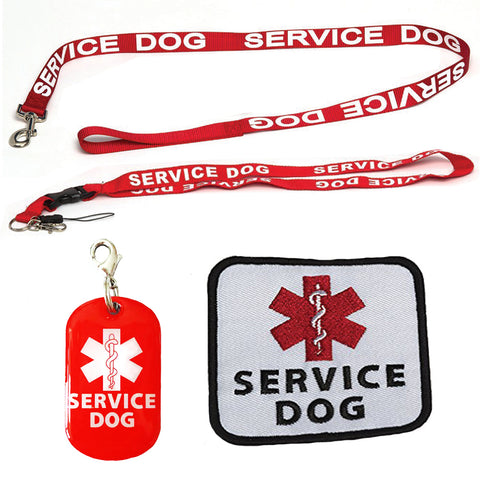 Service Dog Leash with Free Kit - Receive 3 Service Dog Bonuses - Medium to Large Dog