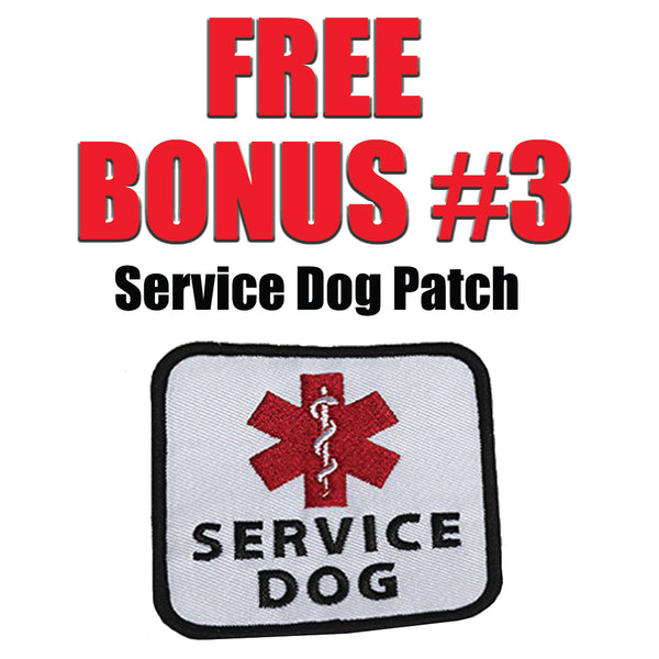 Service Dog Leash with Free Kit - Receive 3 Service Dog Bonuses - Small Dog